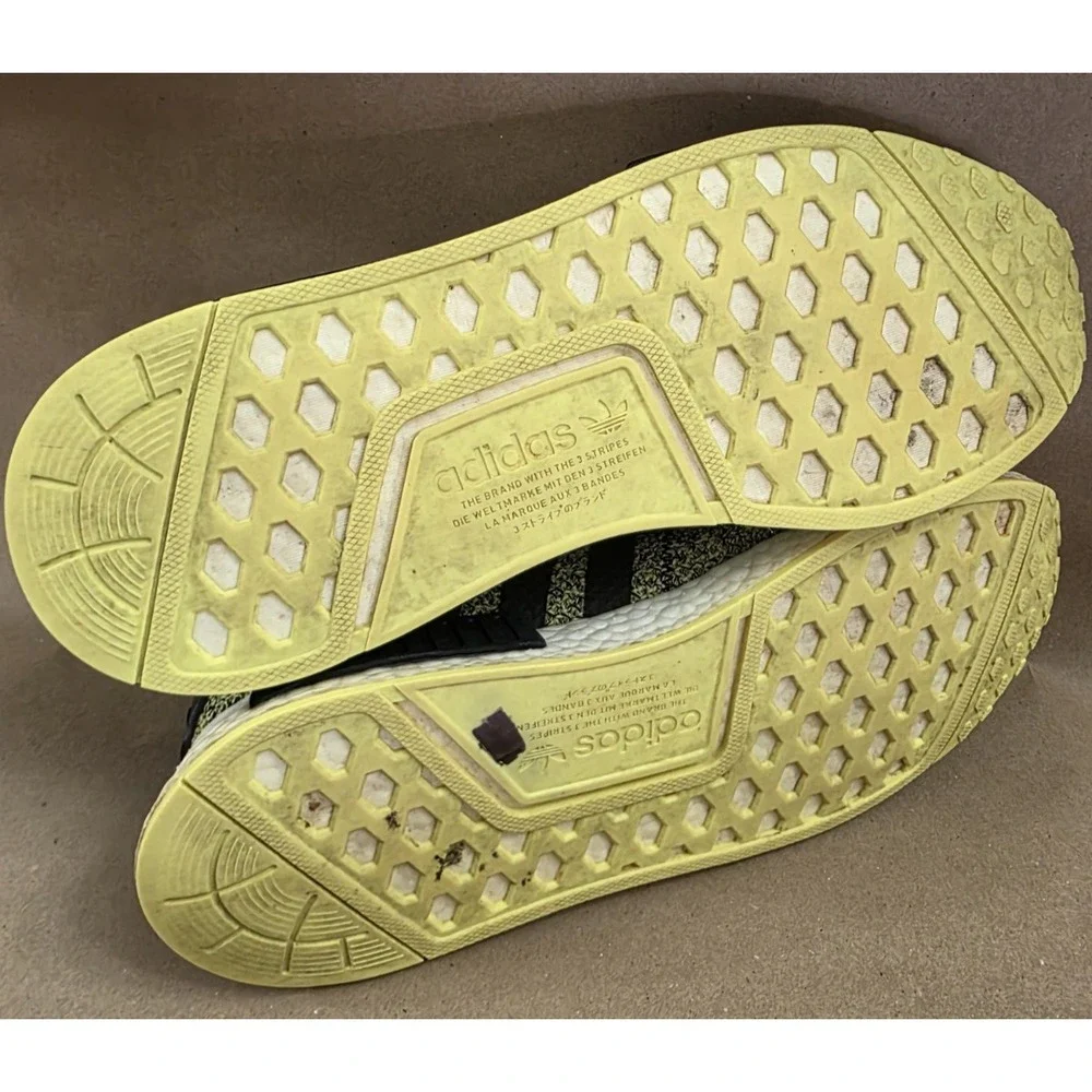 Adidas Sz 10.5) Mens Shoes Bounce NMD_R1 Yellow - EE4400